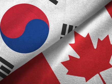 Relaciones comerciales Canadá-Corea del Sur / Banderas