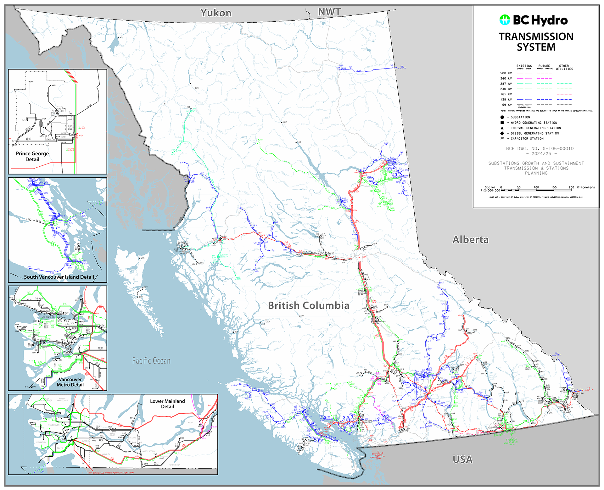 Mapa de infraestructura de Trade & Invest BC