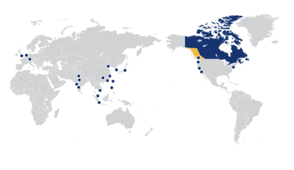Oficinas de Representación de Trade e Invest BC